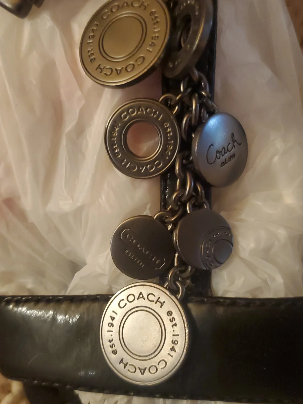 Coach strap sandals
